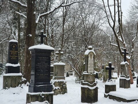 Friedhof im Winter