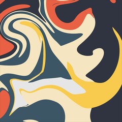 Multicolored abstract background with interesting pattern and interesting color combination 
