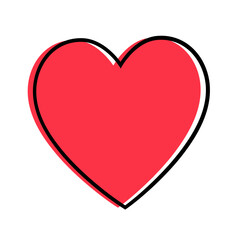 heart icon, concept of love