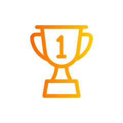 trophy gradient icon