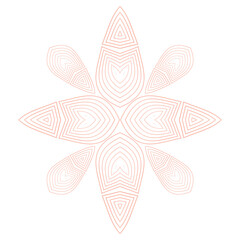 Beautiful flower decorative ornament. element for design.