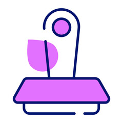 Stamp vector icon in editable style, modern design