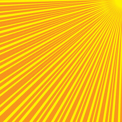 The yellow summer sun background