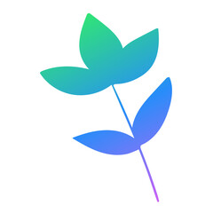 line art gradient icon