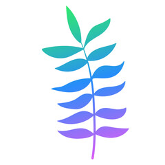 botanical gradient icon