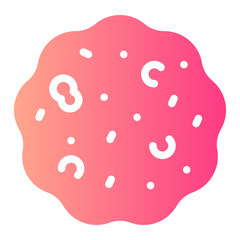 cookie gradient icon