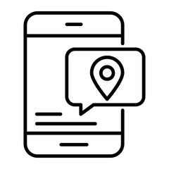 Location tracking vector design, easy to use and download icon