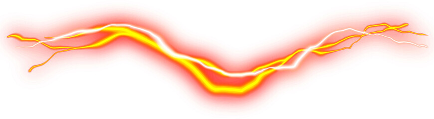 Powerful realistic lightning flashes