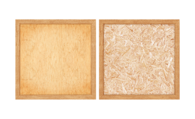 wooden board texture frame isolated on white with clipping path.