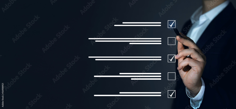 Aufkleber Business productivity checklist and filling survey form online.	Fast checklist and clipboard task management.