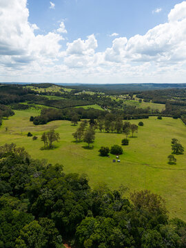 Drone landscape, Esk, Queensland, Australia