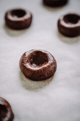 chocolate cake with nuts