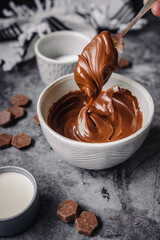chocolate caramel macro