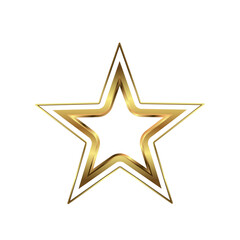 golden Star prize with premium bokeh effect, 3 gold Prize star use as Success golden metallic icon, and premium star vector.
