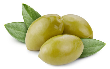 Olive isolated on white background