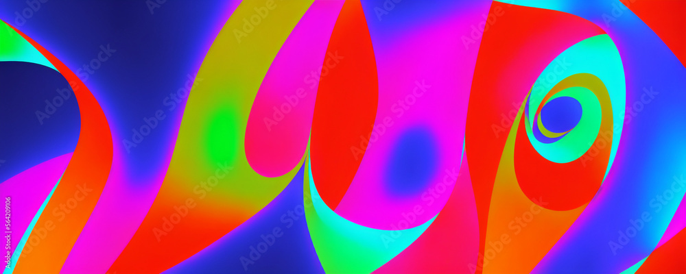 Sticker abstract colorful background