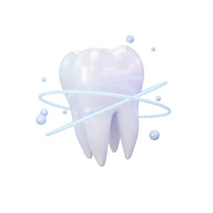 3d tooth isolated on transparent background. Render. 3d render. PNG. Dentistry, medicine concept. 3D rendering, ui, ux. Teeth. Health. Shapes