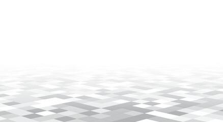 Gray tile floor perspective background