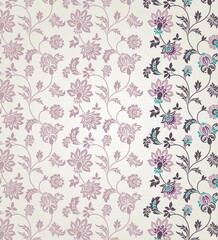 Fototapeta premium wedding card design, traditional paisley floral pattern , royal India 