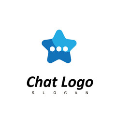 chat social talk logo design symbol