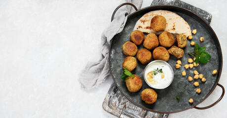 Chickpeas falafel