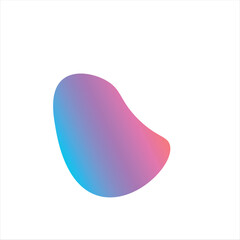 Blob Gradient Design Vector