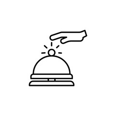 bell icon. outline icon