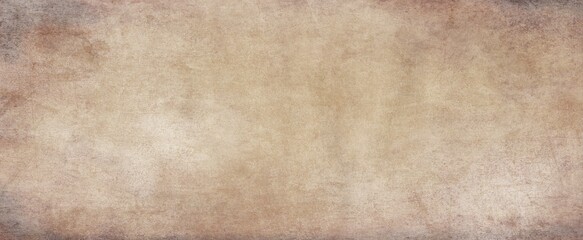 Old brown paper parchment background design with distressed vintage stains and ink spatter and...
