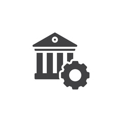 Banking operations vector icon