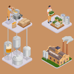 Brewery Beer Production Set
