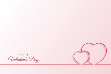 Valentine%27s day background with hearts illustration