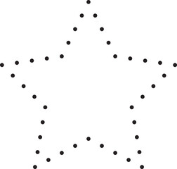dotted star