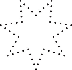 dotted star