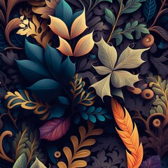 La nature en fleur motif 