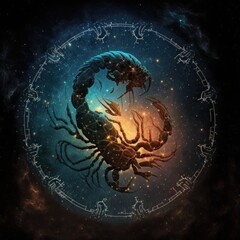 Scorpio magical zodiac sign, astrology, Generative AI - 564231123