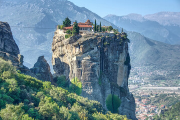Fototapeta na wymiar Griechenland - Meteora - Kloster der hl. Dreifaltigkeit