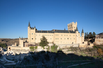 Fototapeta na wymiar Alcazar of Segovia, Spain