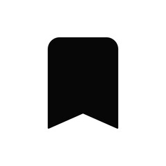 Bookmark icon vector. Mark sign