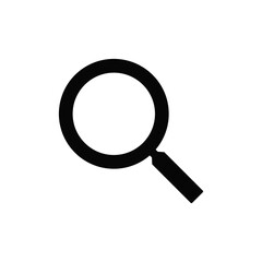 Search icon vector. Magnifying sign
