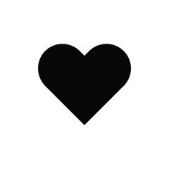 Heart icon vector. Love sign