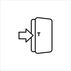 Strategy Exit icon in vector. Logotype