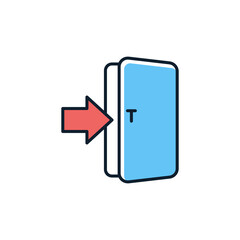 Strategy Exit icon in vector. Logotype