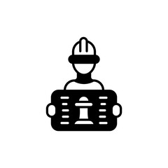 Construction Strategy icon in vector. Logotype