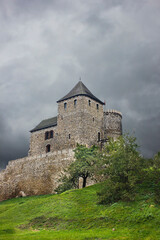 Fototapeta na wymiar Ancient medieval castle, Europe in Bedzin, Poland