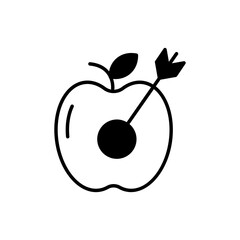 Goal icon in vector. Logotype