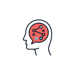 Way icon in vector. Logotype