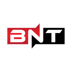 BNT Monogram Initial Letters Logo Design