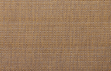 Fabric texture background. Close up of brown fabric texture.