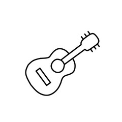 guitar vector illustration image on white background