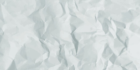 Crumpled white creased paper sheet texture can be use as background. Ragged White Paper,white waxed packing paper texture.	